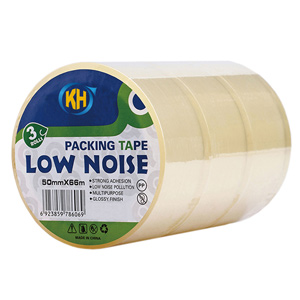 clear low noise packing tape