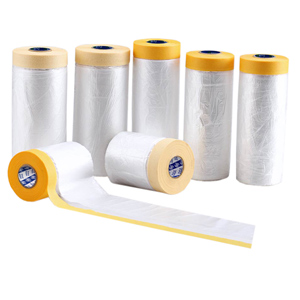 Pretaped masking film