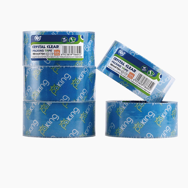 crystal clear packing tape