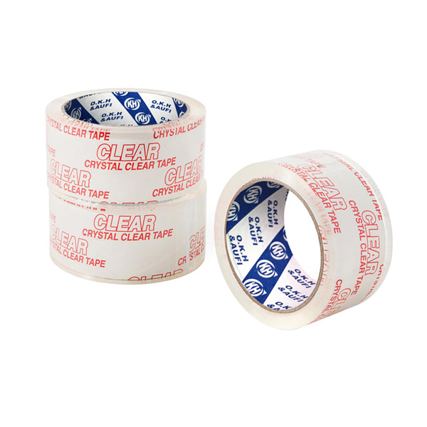 crystal clear packing tape